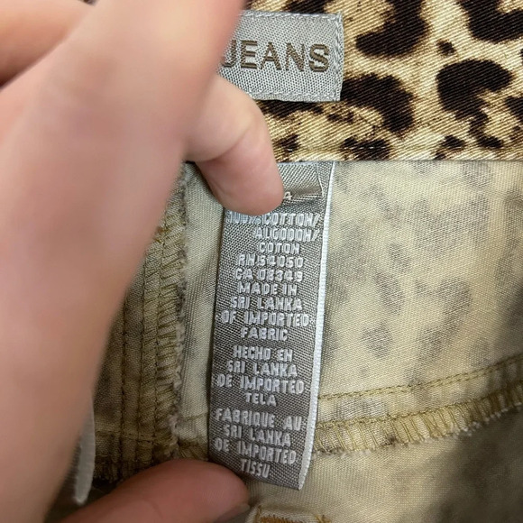 JONES NEW YORK JEANS Leopard print jeans - Picture 7 of 10